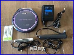 Sony D-EJ825 CD Walkman and All Accessories. Mint Condition