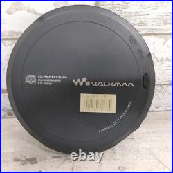 Sony D-EJ855 Walkman Snubbull Portable CD Player Black Near Mint Condition