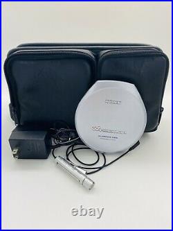 Sony D EJ925 Walkman Portable CD Player Case Tested Skip Free Remote Complete