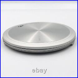 Sony D-EJ955 CD Player Discman CD Walkman Battery Case Metal Flap Door Silver