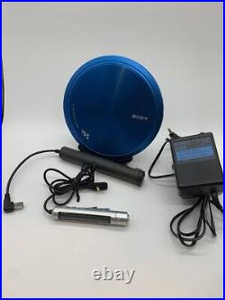 Sony D-EJ955 CD Player Discman CD Walkman Blue Used From Japan