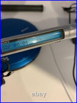 Sony D-EJ955 CD Player Discman CD Walkman Blue Used From Japan
