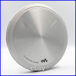 Sony D-EJ955 CD Player Discman CD Walkman Silver Portable Audio Used From Japan