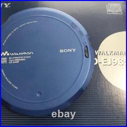 Sony D-EJ985 CD Walkman Portable CD Player Navy blue Goods Japan