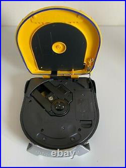 Sony D-ES51 Yellow Sport Discman Portable CD Walkman Player Tested VGC