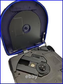 Sony D-ES55 Sports Blue Discman CD Walkman Compact Disc Player Retro Collectible