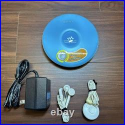 Sony D-Ej002 Cd Player Portable Discman Esp Silver Vintage Audio Collectible