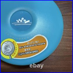 Sony D-Ej002 Cd Player Portable Discman Esp Silver Vintage Audio Collectible