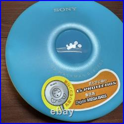 Sony D-Ej002 Cd Player Portable Discman Esp Silver Vintage Audio Collectible