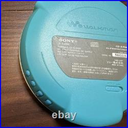 Sony D-Ej002 Cd Player Portable Discman Esp Silver Vintage Audio Collectible