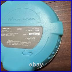 Sony D-Ej002 Cd Player Portable Discman Esp Silver Vintage Audio Collectible