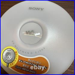 Sony D-Ej002 Cd Player Portable Discman Mp3 Compatible Vintage Audio Excellent