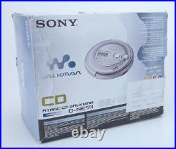 Sony D-NE 711 Walkman Portable CD Player MP3 Player (Ref#A-277)