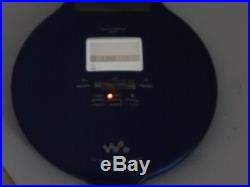 Sony D NE 920 CD Player Rare Blue Boxed Japan Super Mint