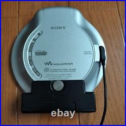 Sony D-NE10 Atrac CD Walkman Earbuds Used Japan Operation confirmed