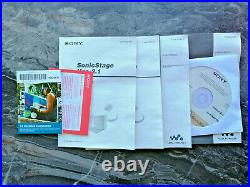 Sony D-NE20 BRAND NEW! Walkman Smallest Full Size Personal CD Player White RARE