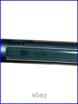 Sony D-NE20 CD Walkman MP3 ATRAC G-Protection Portable Player Tested Japan