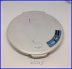 Sony D-NE20 CD Walkman MP3 ATRAC3plus Portable CD Player Hi-Fi Silver Junk
