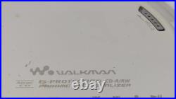 Sony D-NE20 CD Walkman MP3 ATRAC3plus Portable CD Player Hi-Fi Silver Junk