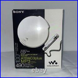 Sony D-NE20 Portable CD Player ATRAC CD Walkman Working RARE Vintage