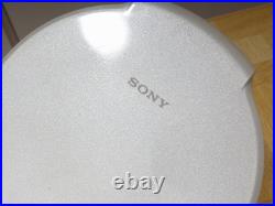 Sony D-NE20 Portable CD Player Walkman White ATRAC MP3 Optical Line Out Japan