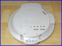 Sony D-NE20 Portable CD Player Walkman White ATRAC MP3 Optical Line Out Japan
