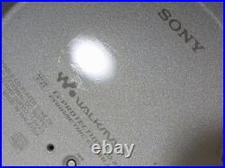 Sony D-NE20 Portable CD Player Walkman White ATRAC MP3 Optical Line Out Japan