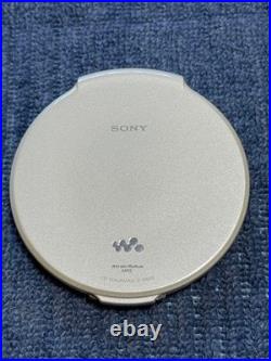 Sony D-NE20 Portable CD Walkman ATRAC/MP3 Player Silver Sound output confirmed