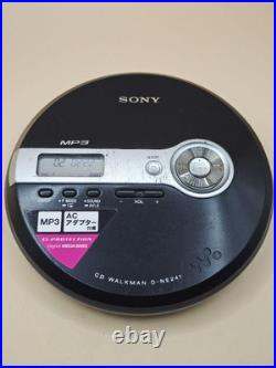 Sony D-NE241 CD Walkman Black Portable MP3 Player Japan Model Tested Used