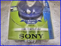 Sony D-NE300 ATRAC Walkman Portable CD Player Blue (D-NE300/LC) NEW