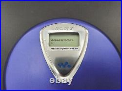 Sony D-NE300 ATRAC Walkman Portable CD Player Blue D-NE300 with packaging