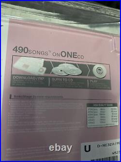 Sony D-NE320 PSYC MP3/ATRAC CD Walkman Portable CD Player Pink Brand New VNTG