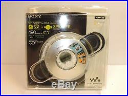 Sony D-NE329SP MP3/ATRAC3plus CD Walkman with Speaker Stand NEW SEALED