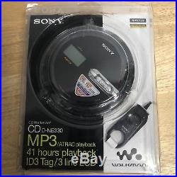 Sony D-NE330 Mp3 / ATRAC CD Walkman Portable CD Player Brand New Sealed Rare