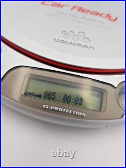 Sony D-NE518CK CD Walkman Discman MP3 Stereo Portable Compact Disc Player Silver