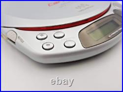 Sony D-NE518CK CD Walkman Discman MP3 Stereo Portable Compact Disc Player Silver