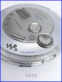 Sony D-NE711 ATRAC MP3 CD Compact Disc Walkman Discman Player Personal Stereo