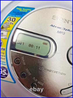 Sony D-NE711 CD ATRAC MP3 Walkman Discman Personal Stereo Compact Disc Player