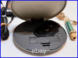Sony D-NE730 CD Walkman Portable Player G-Protection MP3 Tested Working blue