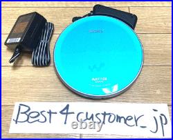 Sony D-NE730 Portable CD Player White Walkman Tested Working from Japan