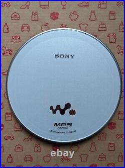 Sony D-NE730 White CD Walkman portable CD player Tested Working