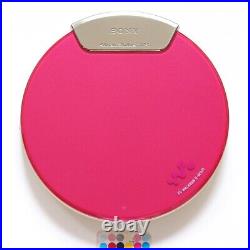 Sony D-NE820 Compact Disc Walkman CD Player Portable Personal Discman Pink
