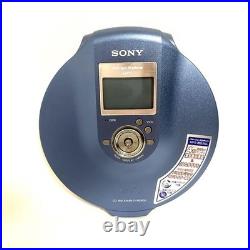Sony D-NE900 CD Walkman Portable Player ATRAC3plus MP3 G-Protection Tested Blue