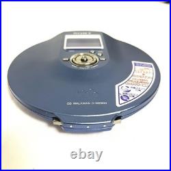 Sony D-NE900 CD Walkman Portable Player ATRAC3plus MP3 G-Protection Tested Blue