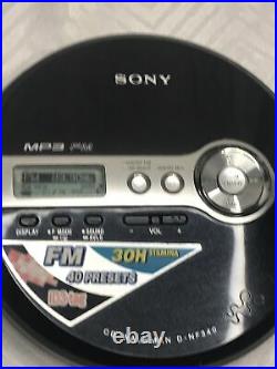 Sony D-NF340 CD & MP3 player with FM Tuner Working