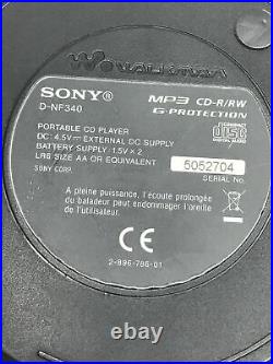 Sony D-NF340 CD & MP3 player with FM Tuner Working