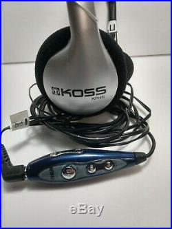 Sony D-NF340 Tested Silver Portable CD Walkman MP3 FM Radio walkman earbuds case