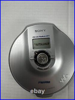 Sony D-NF600 ATRAC/MP3 AM/FM/Weather Walkman Portable CD Player VGC & Case
