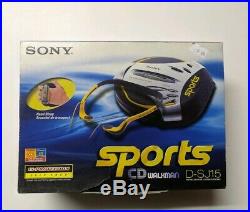Sony D-SJ15 Discman Portable Sports CD Walkman Player G-protection