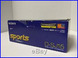 Sony D-SJ15 Discman Portable Sports CD Walkman Player G-protection